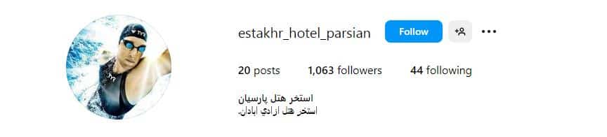 استخر هتل پارسیان