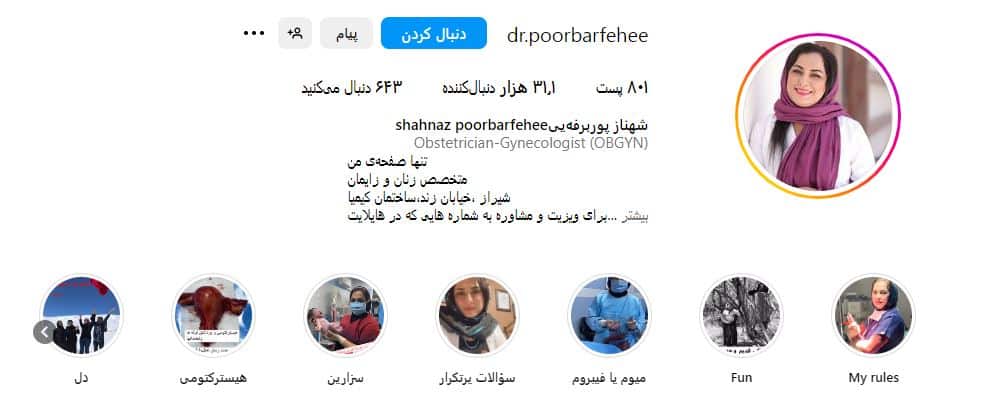 شهناز پور برفه یی